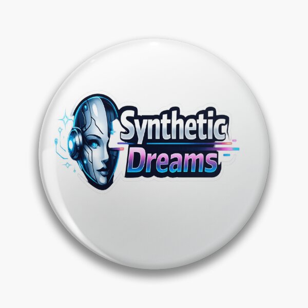 Artikelvorschau, Synthetische Träume Futuristischer Aufkleber entworfen und verkauft von BrightMindPrint.