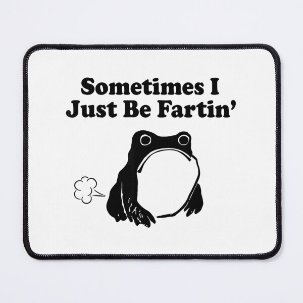 Item preview, Sometimes I Just Be Fartin Funny Frog Meme Minimalist Retro designed and sold by CCChillingfrog.