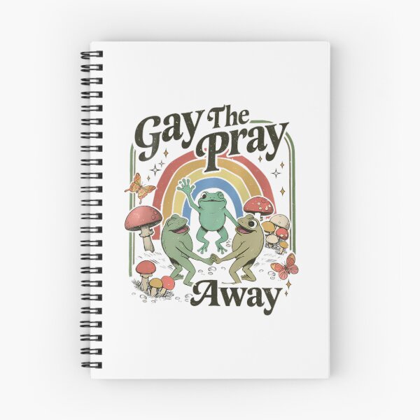 Item preview, Gay The Pray Away, Gay Frog, Funny Gay Saying, Cottagecore Frog And Toad designed and sold by Vinsinv.