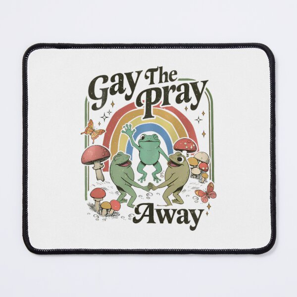 Item preview, Gay The Pray Away, Gay Frog, Funny Gay Saying, Cottagecore Frog And Toad designed and sold by Vinsinv.