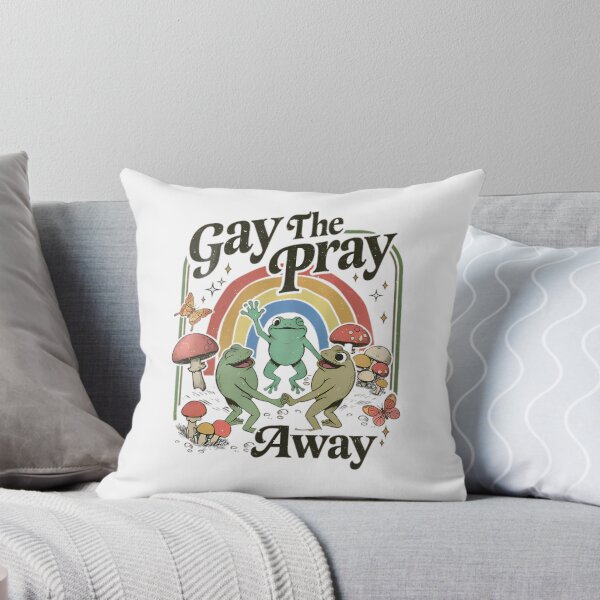 Item preview, Gay The Pray Away, Gay Frog, Funny Gay Saying, Cottagecore Frog And Toad designed and sold by Vinsinv.