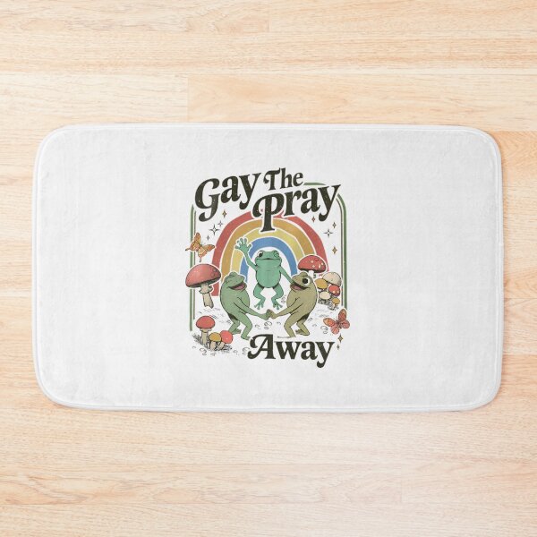 Item preview, Gay The Pray Away, Gay Frog, Funny Gay Saying, Cottagecore Frog And Toad designed and sold by Vinsinv.