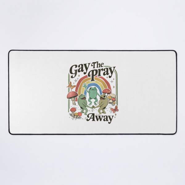 Item preview, Gay The Pray Away, Gay Frog, Funny Gay Saying, Cottagecore Frog And Toad designed and sold by Vinsinv.