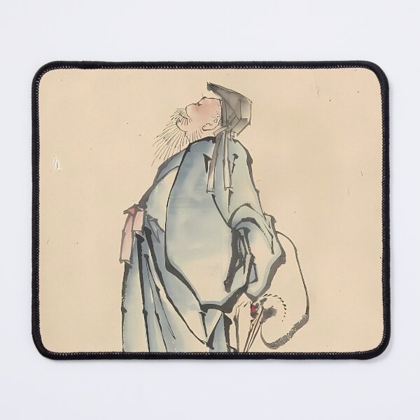 Item preview, Fukurokuju God With Red Crane | Japanese Art designed and sold by GammaRay.