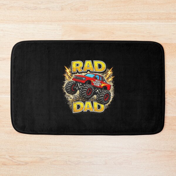 Item preview, rad dad monster truck father's day fun best daddy ever designed and sold by cass-vale-lab.