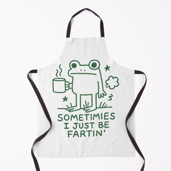 Item preview, Sometimes I Just Be Fartin Cute Frog Meme Minimal Line Art designed and sold by CCChillingfrog.