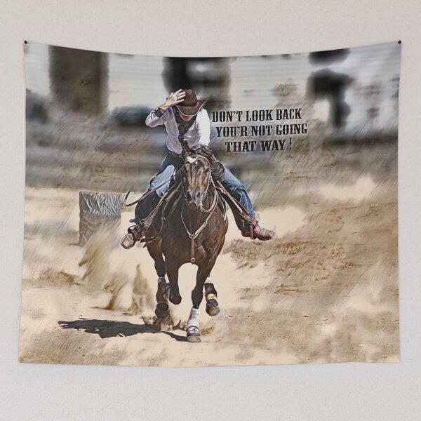 Item preview, BARREL RACER QUOTE, LIFE ADVICE designed and sold by Barbara Jean Photo Art And Design.