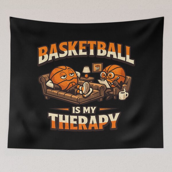 Item preview, Basketball Is My Therapy - Funny Sports Lover designed and sold by SidTastic .