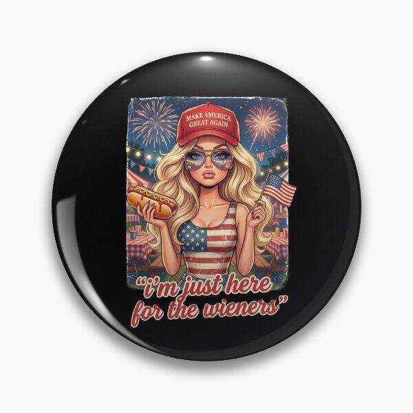 Item preview, I'm Just Here For The Wieners Funny Patriotic 4th Of July designed and sold by dudelinart.