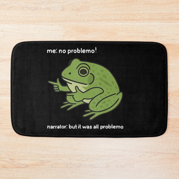 Item preview, Me No Problemo Funny Frog Meme Cute Reaction Frog Graphic designed and sold by CCChillingfrog.