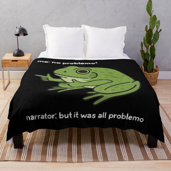 Item preview, Me No Problemo Funny Frog Meme Cute Reaction Frog Graphic designed and sold by CCChillingfrog.