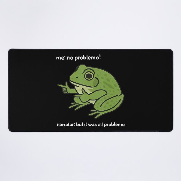 Item preview, Me No Problemo Funny Frog Meme Cute Reaction Frog Graphic designed and sold by CCChillingfrog.