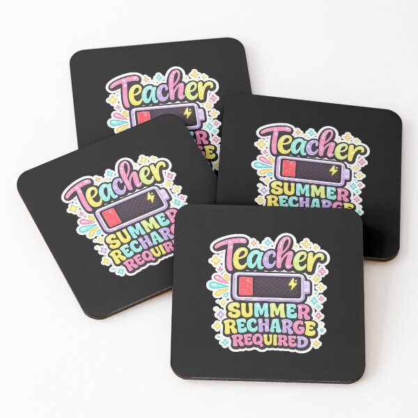 Item preview, teacher summer recharge required last day school women funny designed and sold by cass-vale-lab.