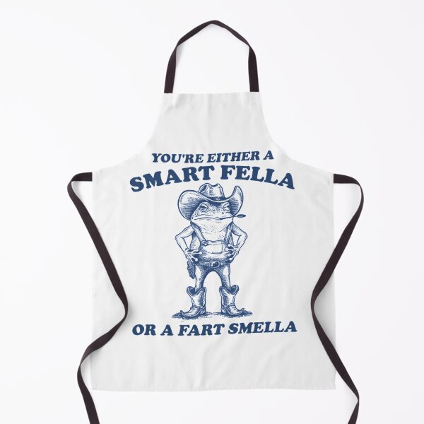 Item preview, Smart Fella Or Fart Smella Funny Cowboy Frog Vintage Meme designed and sold by CCChillingfrog.