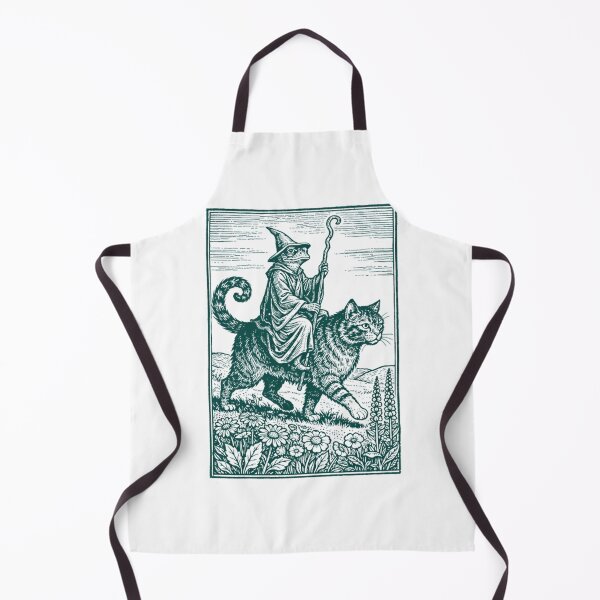 Item preview, Funny Wizard Frog Riding Medieval Cat Vintage Fantasy designed and sold by CCChillingfrog.