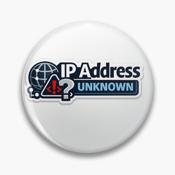 Item preview, IP Address Unknown Cyber Sticker designed and sold by BrightMindPrint.