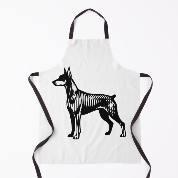 Item preview, Dobie Silhouette - Minimalist Linear Doberman Dog designed and sold by Pfotenfaden.
