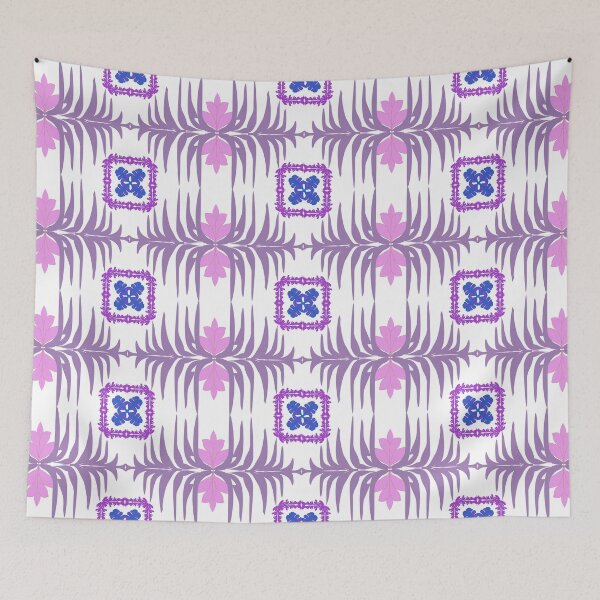 Item preview, Elegant Purple Floral Seamless Pattern with Decorative Botanical Motifs designed and sold by Ei-Ei.
