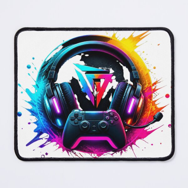 Item preview, Epic Gaming Headphones and Controller Splash Art Logo designed and sold by AgnesB77.