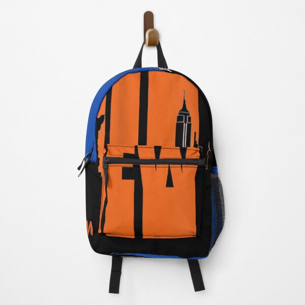 Item preview, vintage new york retro three stripes weathered blue & orange designed and sold by mariazin.