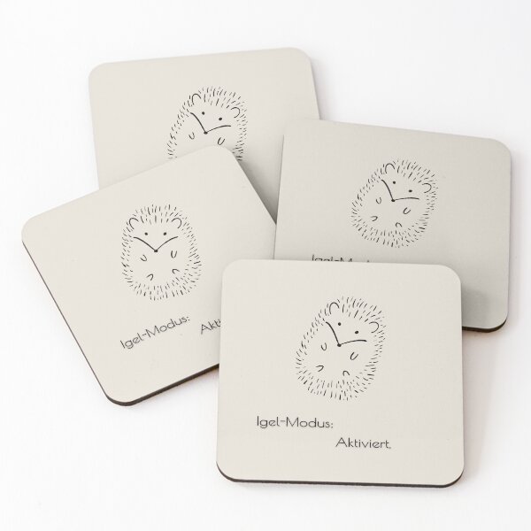 Item preview, Hedgehog Mode Activated – Minimalist Line Art Aesthetic Oatmeal designed and sold by smaragdstudio.