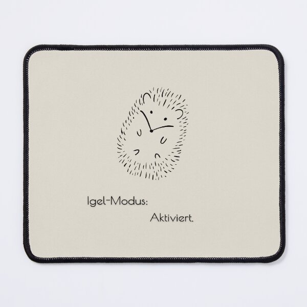 Item preview, Hedgehog Mode Activated – Minimalist Line Art Aesthetic Oatmeal designed and sold by smaragdstudio.