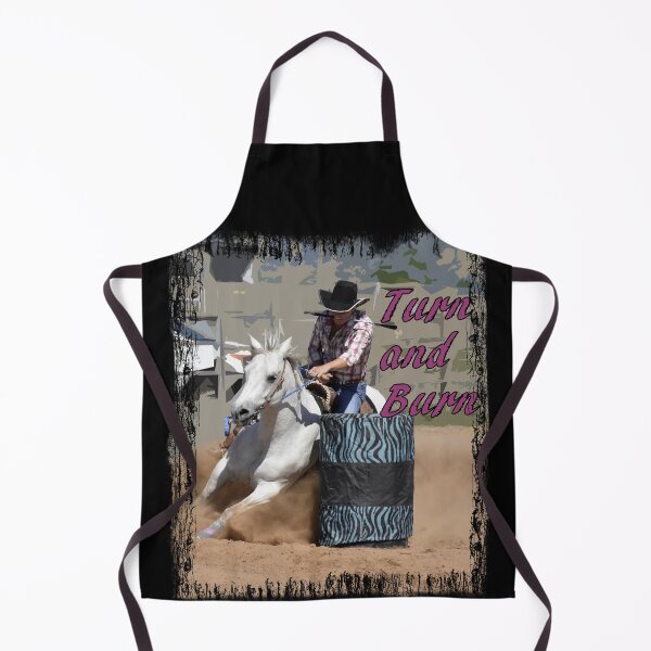 Item preview, BARREL RACING QUOTE, TURN AND BURN designed and sold by Barbara Jean Photo Art And Design.