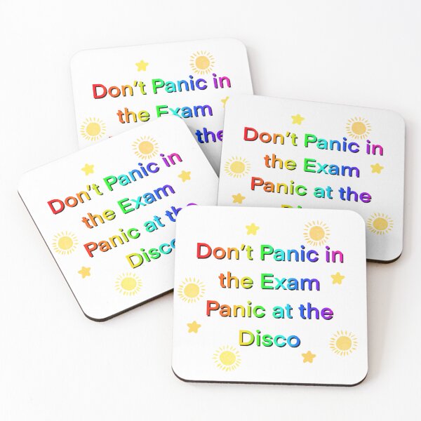 Item preview, Don't panic in the Exam, Panic at the Disco designed and sold by SoniCreatesArt.