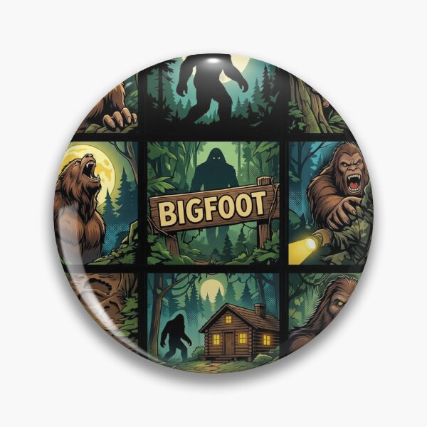 Item preview, Bigfoot Cryptid Files Retro Pop Art designed and sold by redsharkuk.
