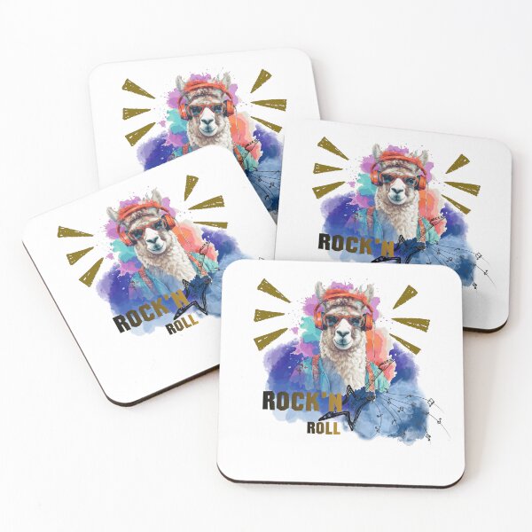 Item preview, Llama rock'n roll designed and sold by MandySony.