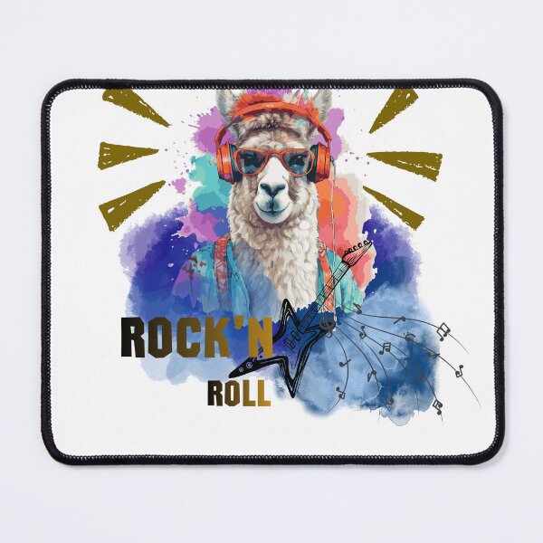 Item preview, Llama rock'n roll designed and sold by MandySony.
