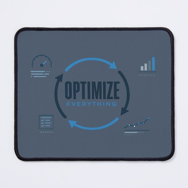 Item preview, Optimize Everything Minimal Productivity Systems Thinking T-Shirt designed and sold by warlistop.