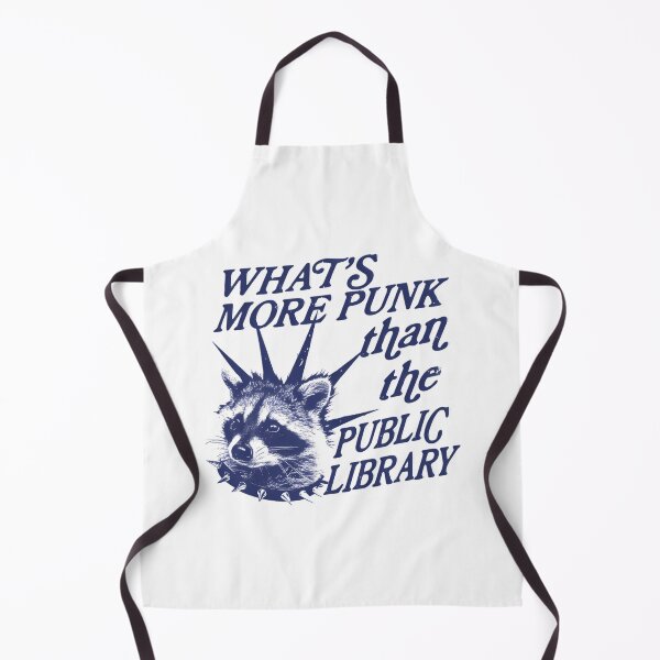 Item preview, What’s More Punk Than The Public Library Funny Raccoon Vintage designed and sold by CCChillingfrog.