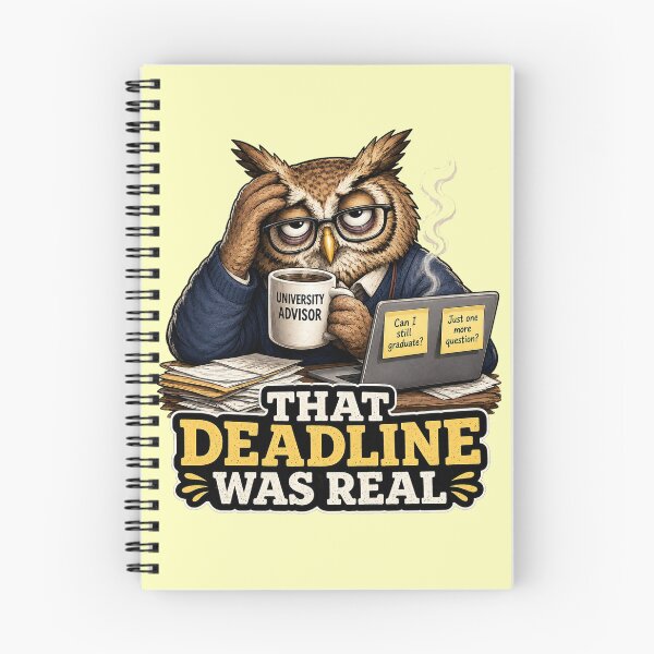 Item preview, University Advisor Owl Exhausted Academic Staff Gift designed and sold by Gentlestate.