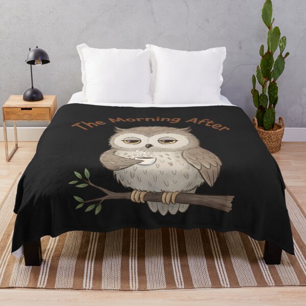 Item preview, The Morning After | Tired Coffee Night Owl designed and sold by SillyPawsStudio.