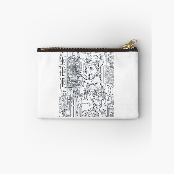 Item preview, Vintage Chihuahua Electrician Dog Dad Mom Lover designed and sold by DoodleTortle.