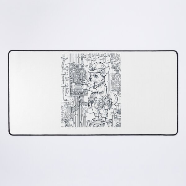 Item preview, Vintage Chihuahua Electrician Dog Dad Mom Lover designed and sold by DoodleTortle.