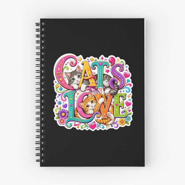 Item preview, CAT'S LOVE: Love, colors, and good old-fashioned feline chaos! designed and sold by Opps-diseño.
