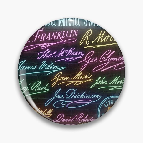 Item preview, Pennsylvania 1776 Signers Neon History designed and sold by rygenr8.