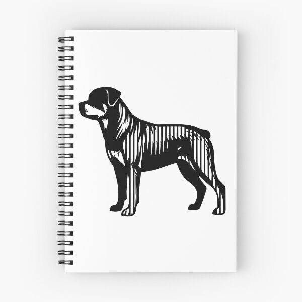 Item preview, Rottie Silhouette - Minimalist Linear Rottweiler Dog designed and sold by Pfotenfaden.