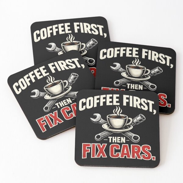 Item preview, Coffee First Then Fix Cars Mechanic Humor Garage Lover Gift designed and sold by Ladys-Gents.