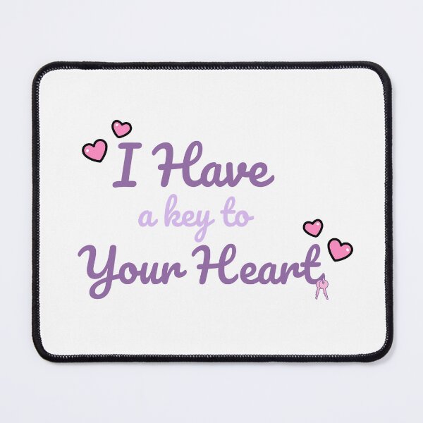 Item preview, I Have a Key to Your Hears - Romantic pastel Quote designed and sold by Rehnair.