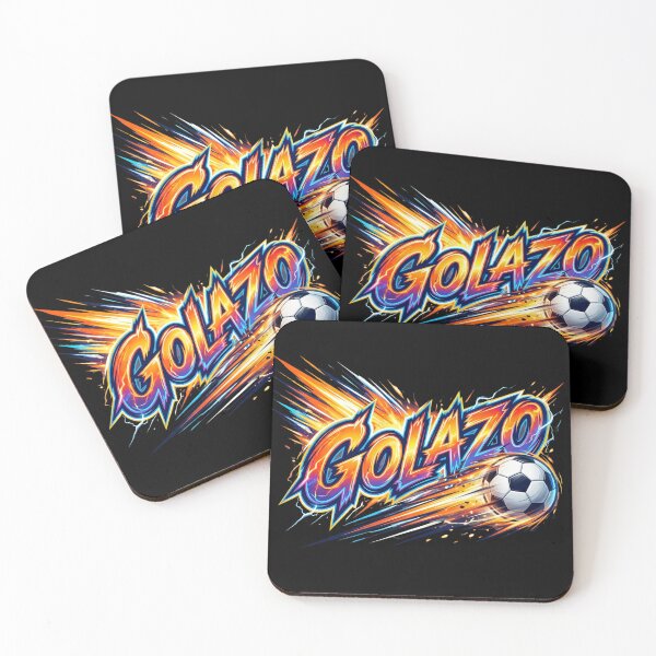 Item preview, Golazo — Expressive Football Typography Pop Art Style designed and sold by David Mateo ArtWorks.