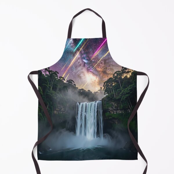 Item preview, Cosmic Veil: The Waterfall Between Stars and Jungle Mystery designed and sold by VoidVeilStudio.