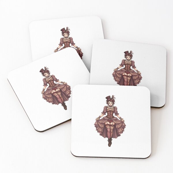 Item preview, Steampunk Gothic Harlequin Circus Performer designed and sold by blossomfun.