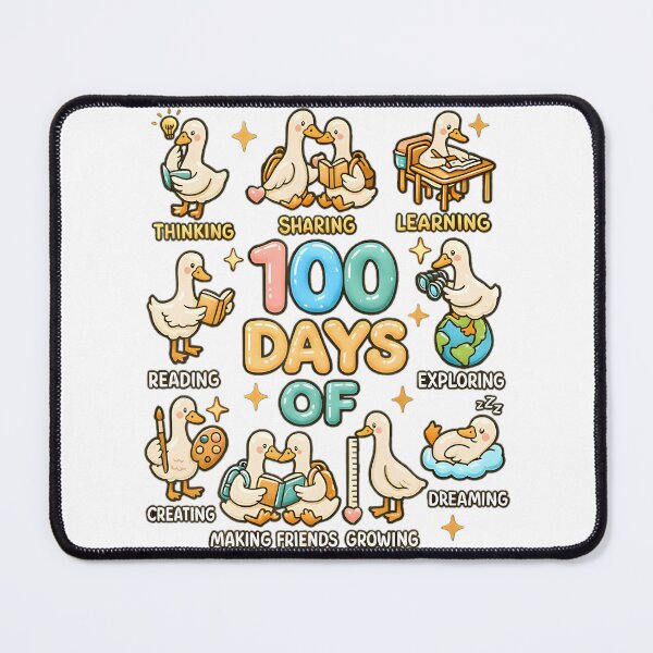 Item preview, 100 Days Of School Cute Goose Classroom Teacher Kids designed and sold by CCChillingfrog.