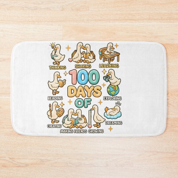 Item preview, 100 Days Of School Cute Goose Classroom Teacher Kids designed and sold by CCChillingfrog.