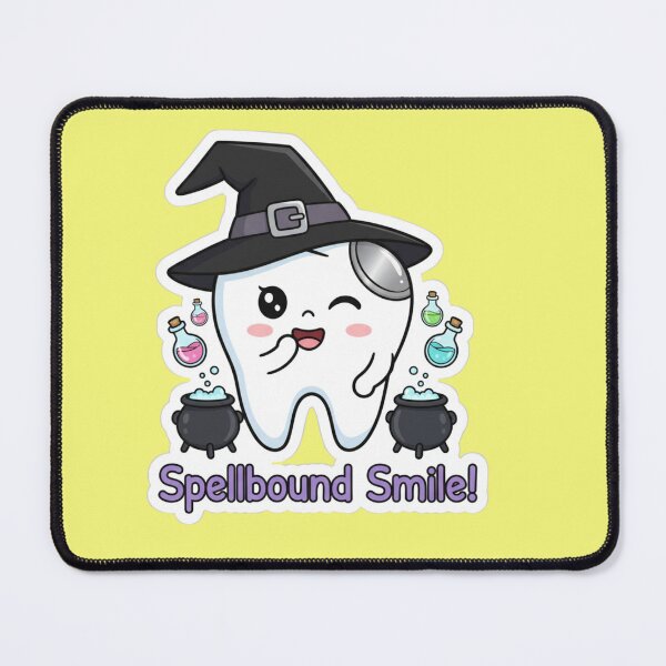 Item preview, Spellbound Smile Cute Witch Tooth Halloween Dental Crew designed and sold by bvdesignart.