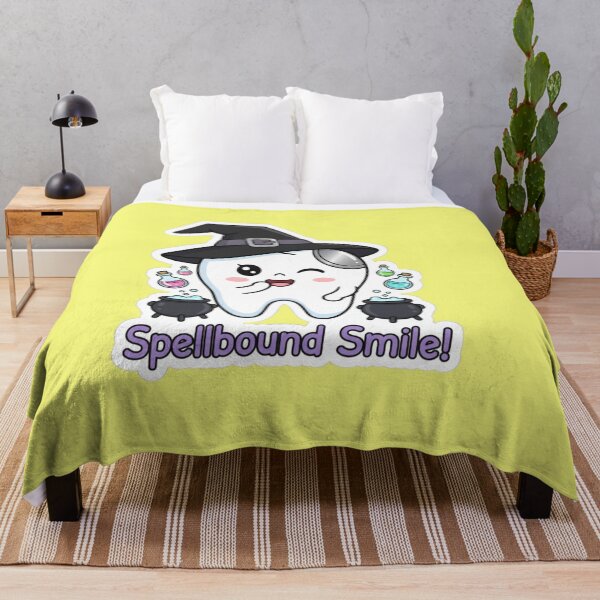 Item preview, Spellbound Smile Cute Witch Tooth Halloween Dental Crew designed and sold by bvdesignart.