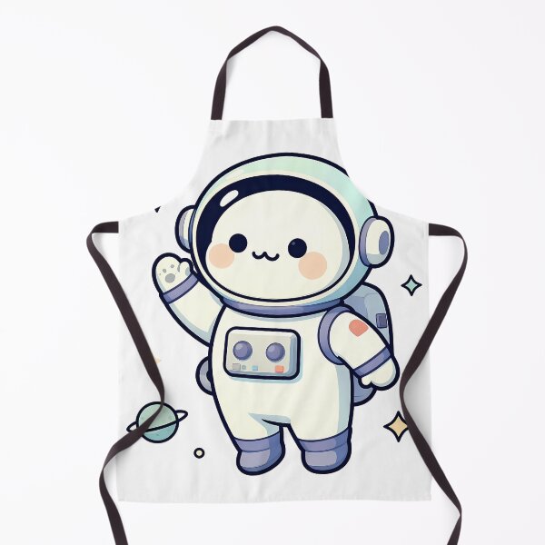 Item preview, Cute Chubby Astronaut Floating Space | Kawaii Galaxy Explorer Design designed and sold by Lyrical Soul.
